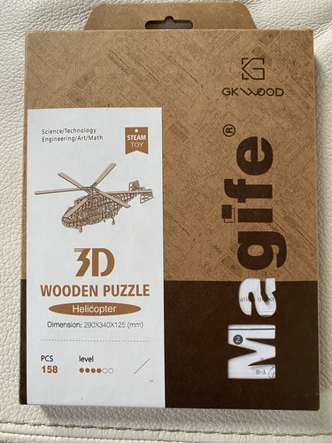 Puzzle legno 158 pezzi - 3d,