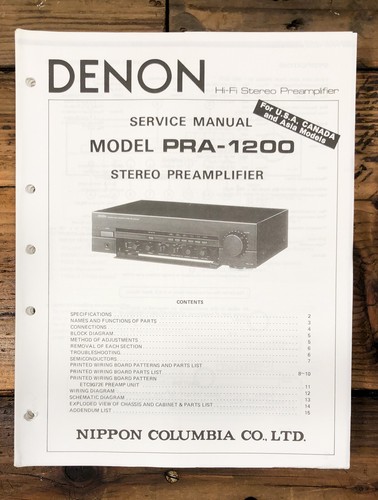 Denon pra 1200 - denon, pra-1200