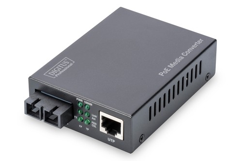 Media converter gigabit poe - media,