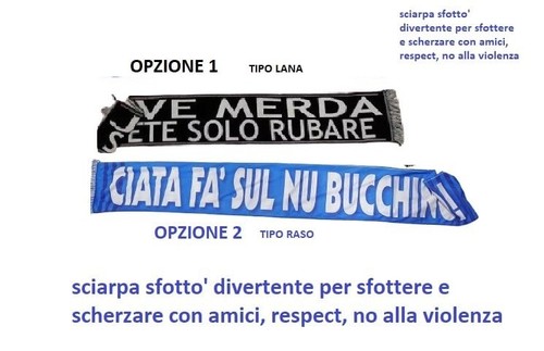 Sciarpa sfotto squadre calcio - sciarpa,