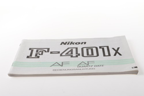 Nikon 401x manuale di - nikon, f-401x