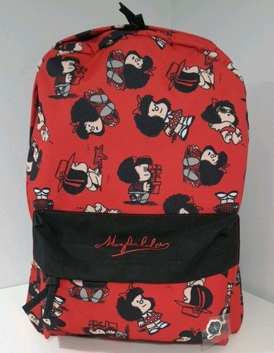 Zaino scuola mafalda quino - quino, 16"