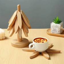 Wooden Tree Insulating Saucer