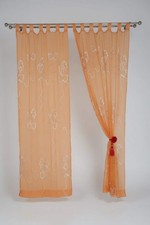 Coppia tende moderne con ganci