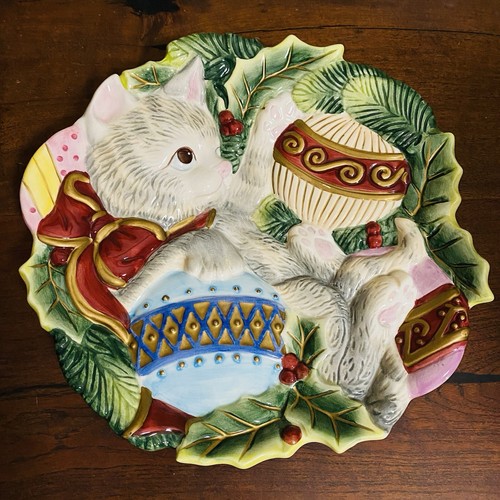 Fitz floyd kristmas kitty - floyd,