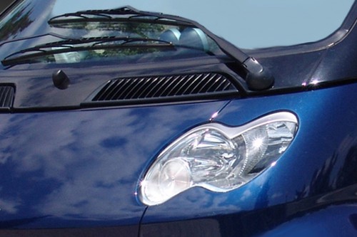 Headlight eyebrows for smart - headlight,