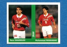 WC FRANCE 98 -DS 1998- Figurina-Sticker n. 278 - SHAHROUDI-PAYARAVANI IRAN -New
