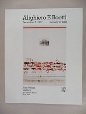 Alighiero E Boetti MAGAZINE AD