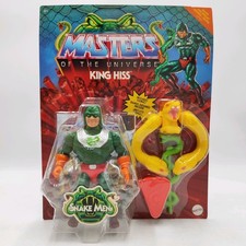 KING HISS MASTERS OF THE UNIVERSE ORIGINS MOTU DELUXE Action Figure MATTEL