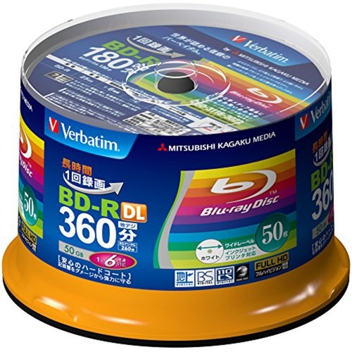 Pezzi verbatim blu ray - 50, blu-ray