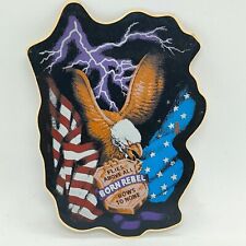 ✅ Adesivo AQUILA BORN REBEL Original Vintage Sticker Motorbike Harley Davidson 