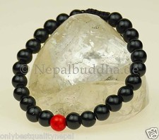 Bracciale nero onice perle - bracciale,