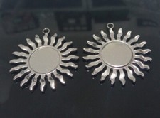1pz ciondolo sole con castone