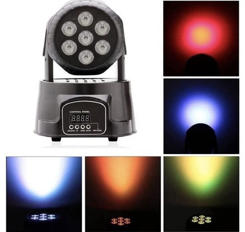 Testa mobile luci - 7, rgb