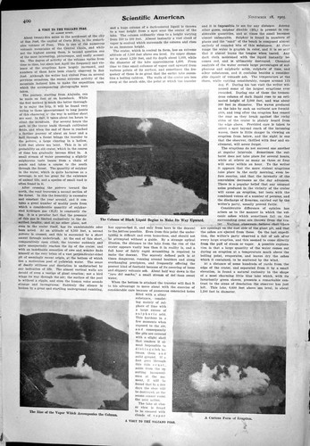 Vecchio 1905 vulcano poas - vecchio,