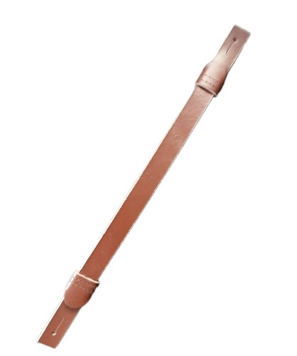 Jugulaire cuir fauve - , pour