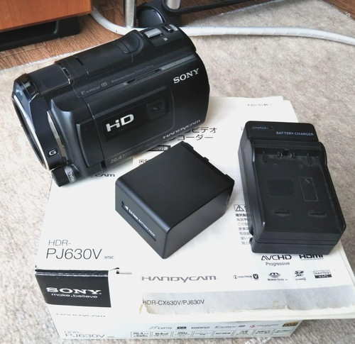 Sony handycam hdr pj630v - sony,