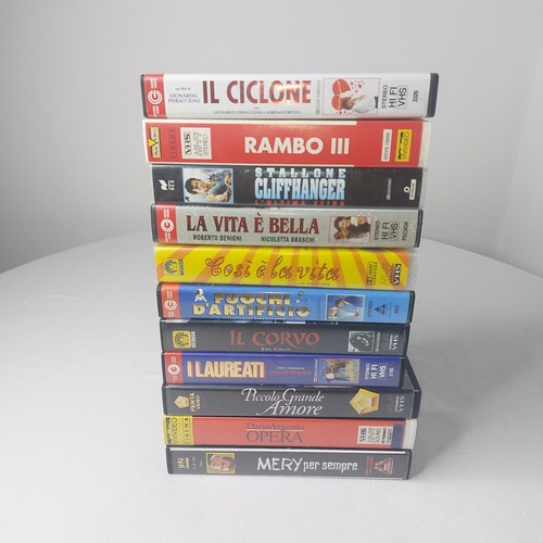 Cassette vhs film misti anni - cassette,