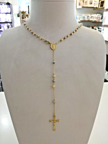 Collana rosario oro - oro, giallo