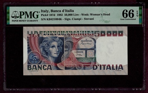 Italia 50000 lire banconota - italia,