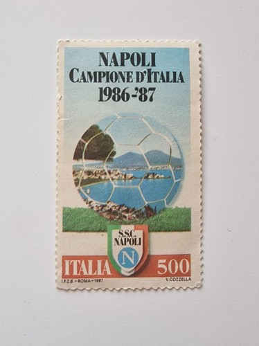 Francobollo napoli campione - francobollo,