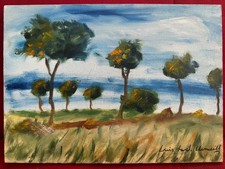 WINSTON CHURCHILL dipinto olio