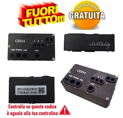 Centralina cdd4 per - per, bici