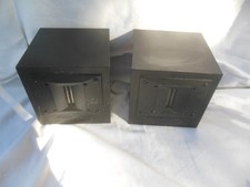 Coppia di tweeter a nastro Apature R-T vintage RARI altoparlanti neri non testati