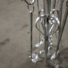 Set Attrezzi per Camino in Ferro  Cm 66 h Kit Attrezzatura Caminetto