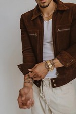 Giacca classica uomo pelliccia