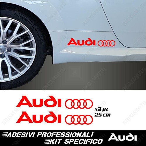 Adesivi audi fiancata - adesivi, 2x