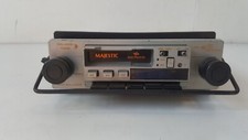 Autoradio auto d'epoca Majestic testata funzionante radio non funziona cassette