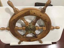 Volante barca/nave 24" ottone