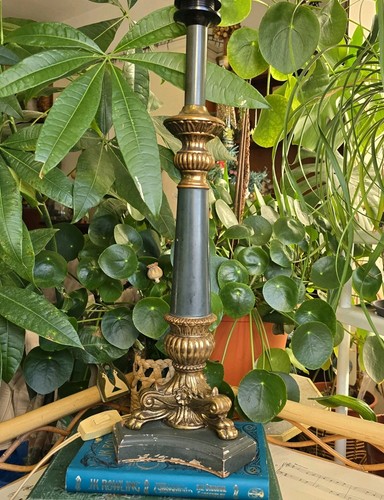 Antique french table lamp - antique,