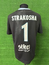 Maglia Lazio STRAKOSHA Match Worn Vs Unwashed Shirt Indossata Albania