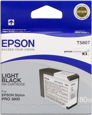 ORIGINALE Epson Cartuccia d'inchiostro lightblack C13T580700 T5807 80ml mod.  C1