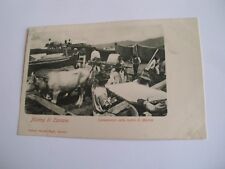 Massa - Marina di Carrara caricamento delle lastre di marmo - sped f. p. 