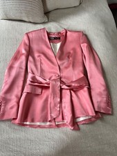 ZARA GIACCA BLAZER raso rosa
