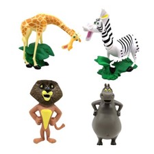 4 pezzi figure Madagascar