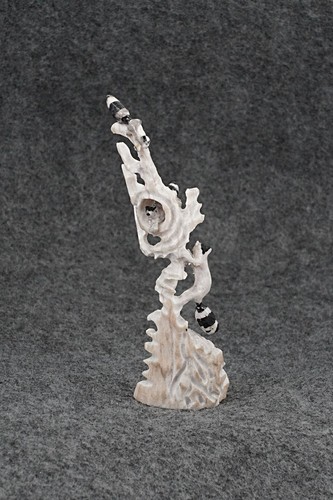 Raccoon zuni scultura - zuni, fetish