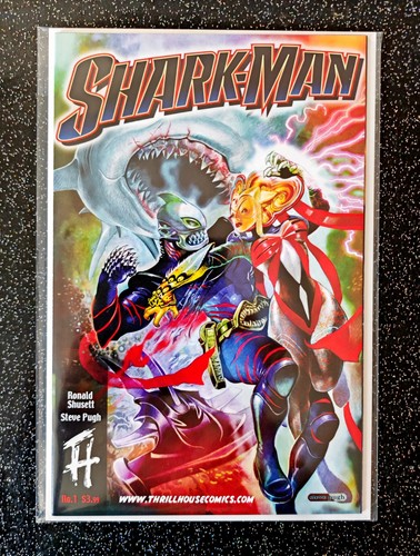 Thrill house comics - comics, shark-man