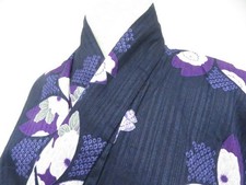 KIMONO GIAPPONESE YUKATA BLU