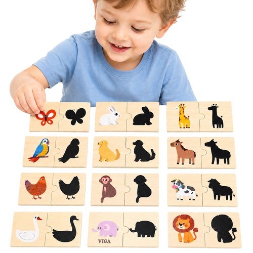 Set puzzle legno viga - set,