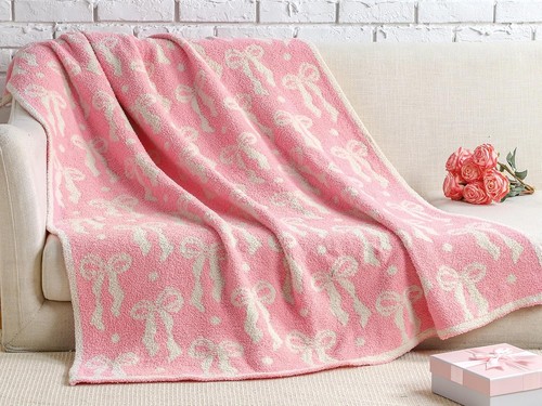 Coperta fiocco rosa - fiocco,