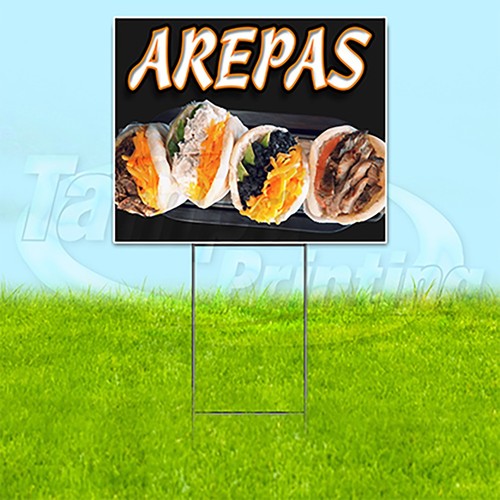 Insegna arepas 18x24 iarde - insegna,