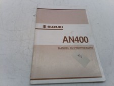 Suzuki an400 burgman 02 libretto uso manutenzione francese 9901115g5001f