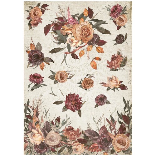 Carta riso our way fiori - di,