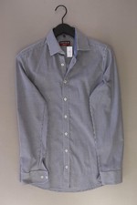 MARVELIS camicetta per uomo taglia Hemdgröße 39, M, 50 a quadri nero di cotone