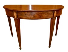 antica console stile Luigi XVI epoca metà  '800 in noce  massello