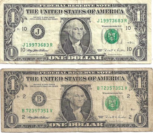 Lotto banconote dollaro - lotto,